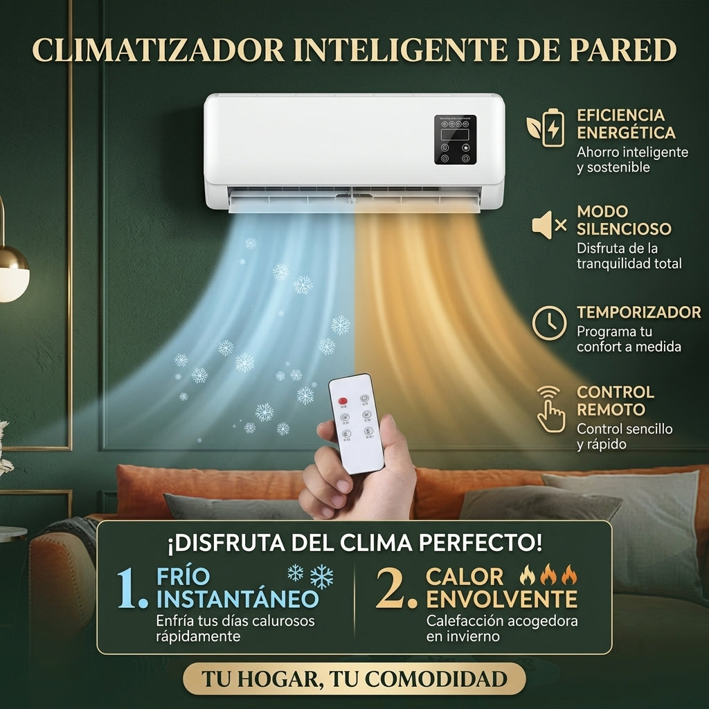 AeroWall 2 en 1 - Clima perfecto para toda tu habitación