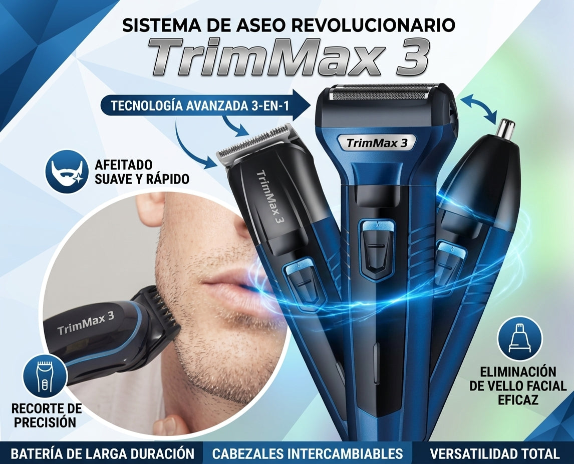 TrimMax 3 - Afeita y retoca sin complicaciones