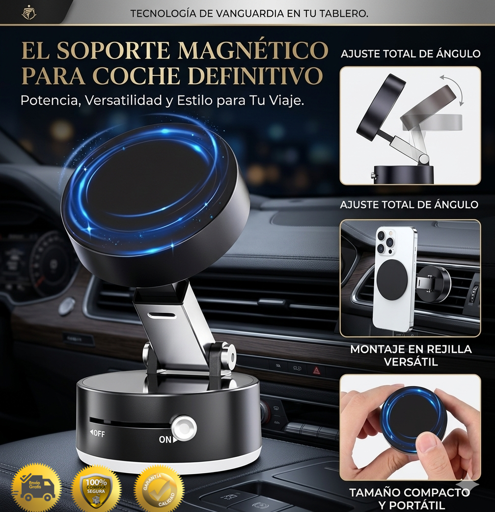 NovaSuction - Aspira rincones difíciles sin cables ni complicaciones, mejora y disfruta de tu viaje con el kit de comodidad absoluta