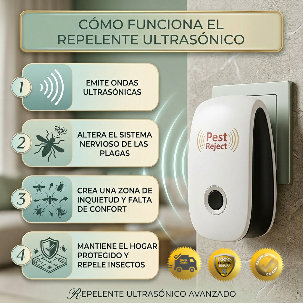 UltraPest - Tu casa libre de plagas sin químicos, Kit Anti Plagas es la solucion a tus problemas