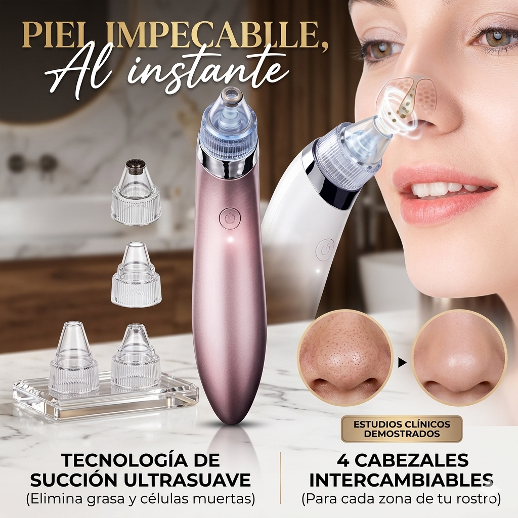 Skinclear - Rostro libre de impurezas, kit de limpieza facial a un click
