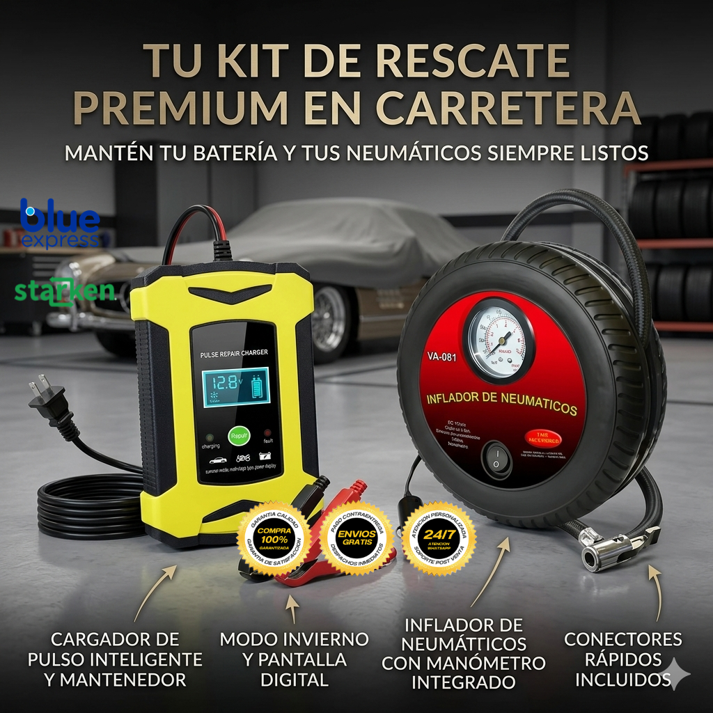 SafeDrive - El kit para no quedarte botado, asegura tu destino y protege a tu familia.