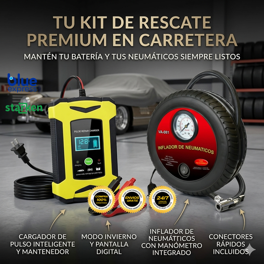 SafeDrive - El kit para no quedarte botado, asegura tu destino y protege a tu familia.