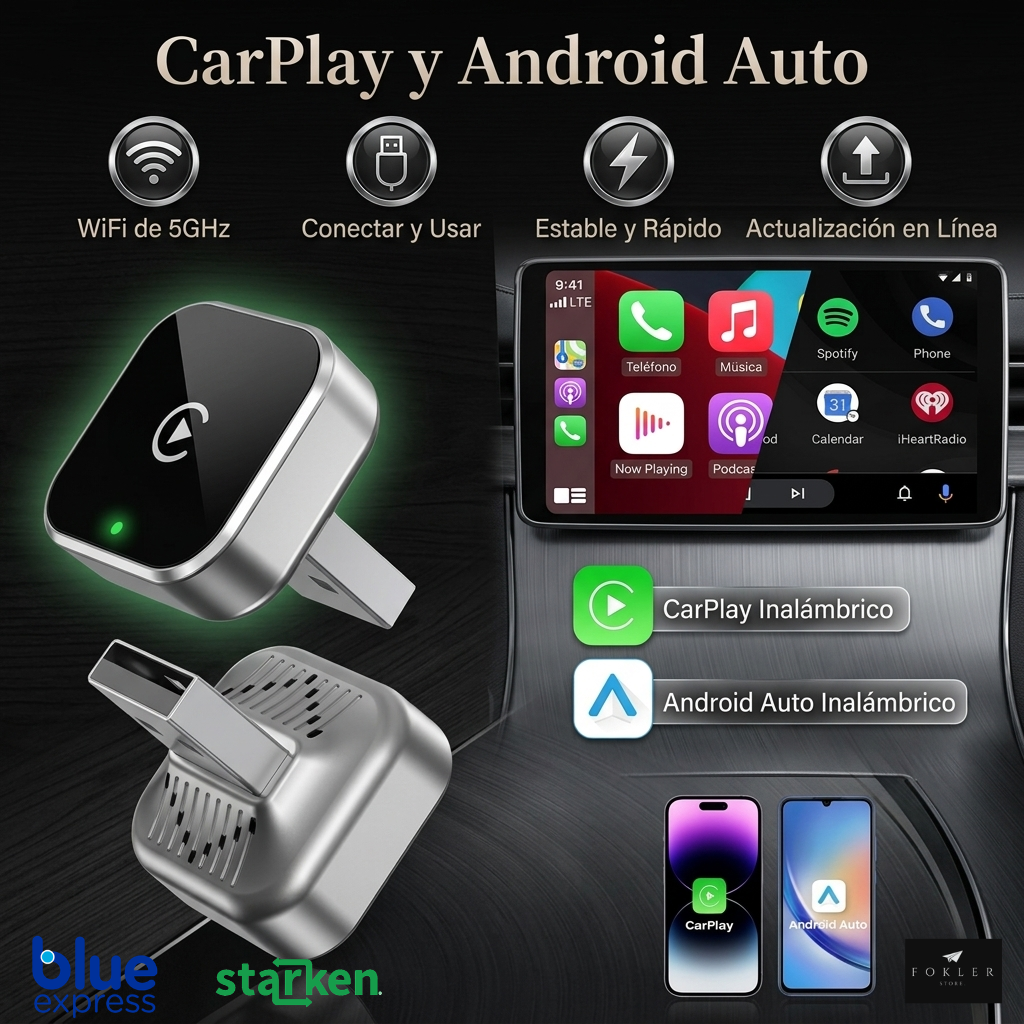 SmartDrive - El Carplay inalambrico que necesitas para disfrutar de tu viaje a destino.