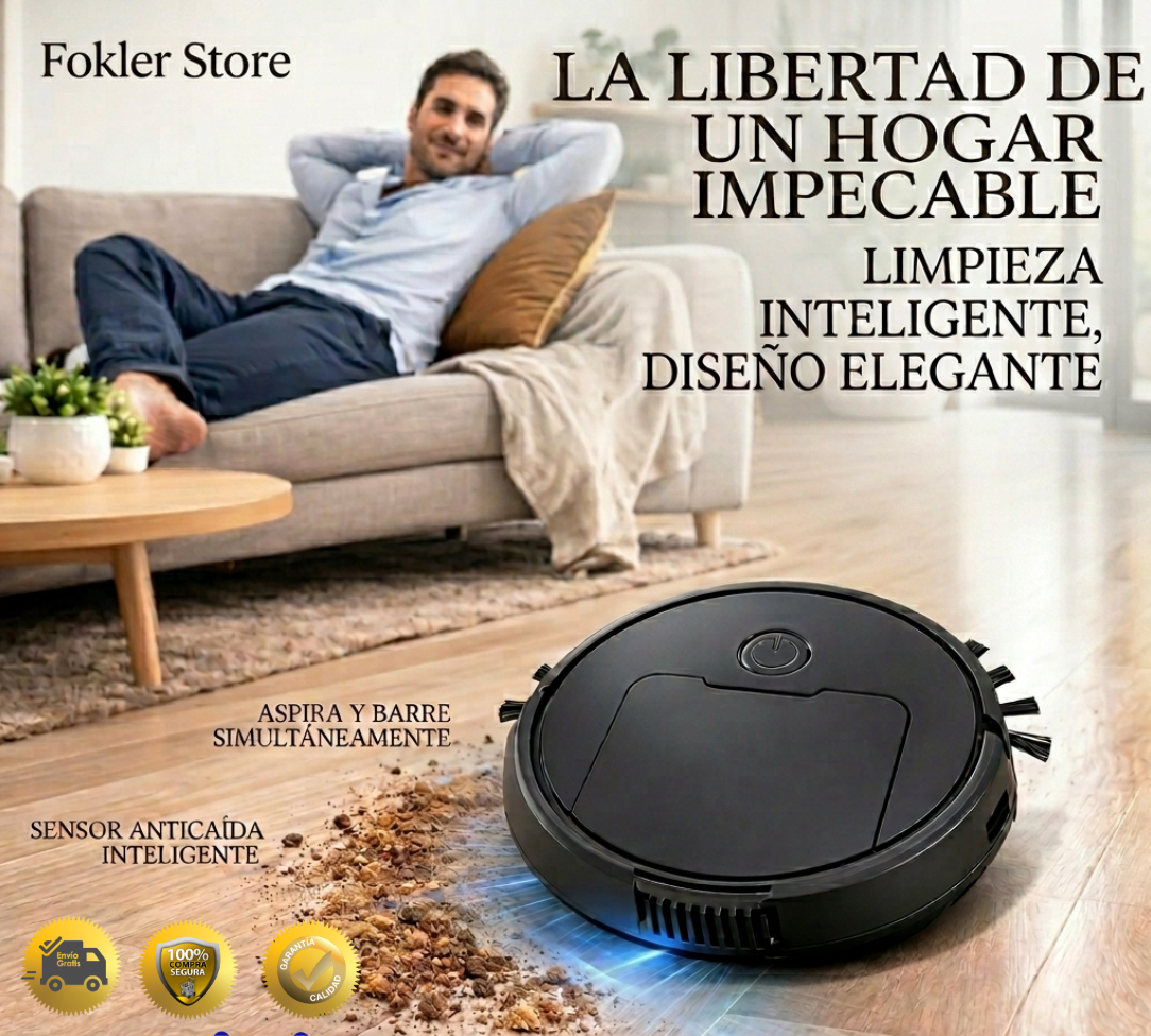 CleanBot - Pisos impecables sin mover un dedo, el placer del descanso a un click.