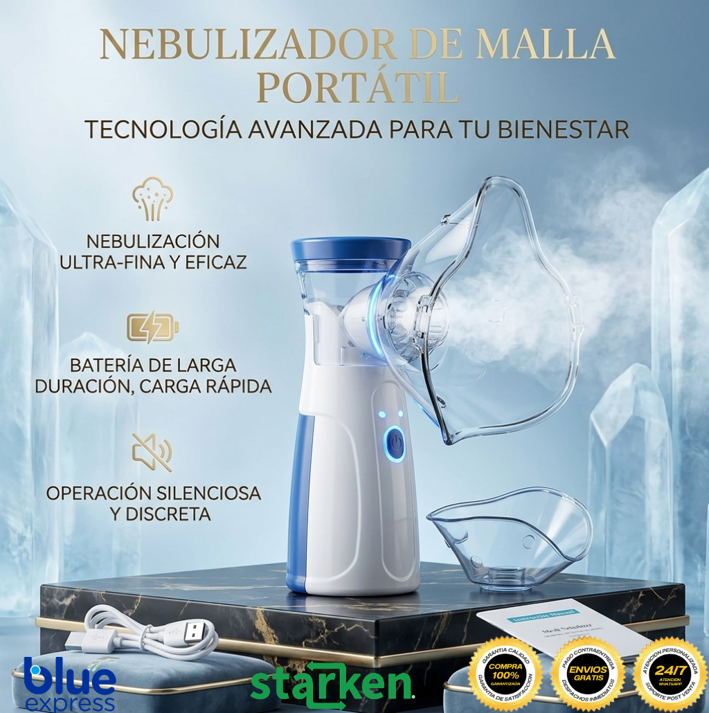NebulaMax - Alivia el ahogo desde tu hogar en minutos, Kit de Salud en un solo click.