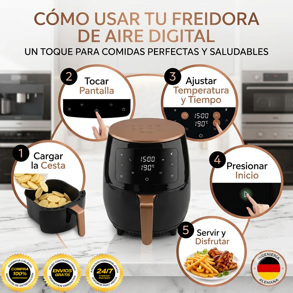 AirChef Combo - Fríe y pica sin perder tiempo