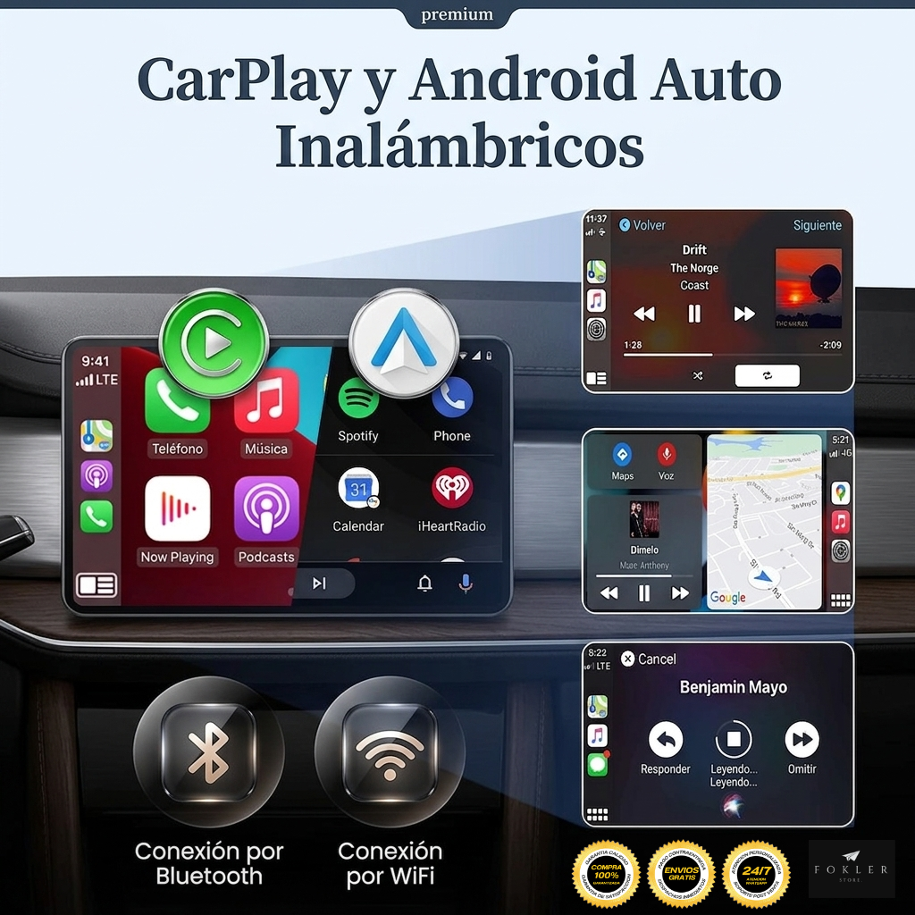 SmartDrive - El Carplay inalambrico que necesitas para disfrutar de tu viaje a destino.