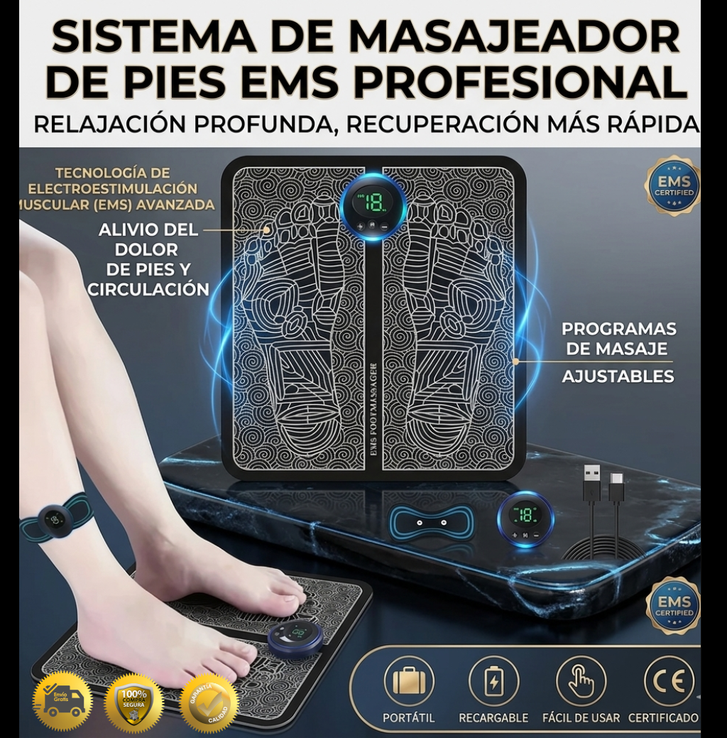 VitalFoot - Masaje profundo para tus pies y piernas, olvidate de los dolores y calambres para siempre