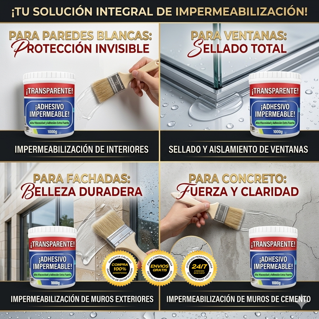 Sellador Adhesivo Transparente