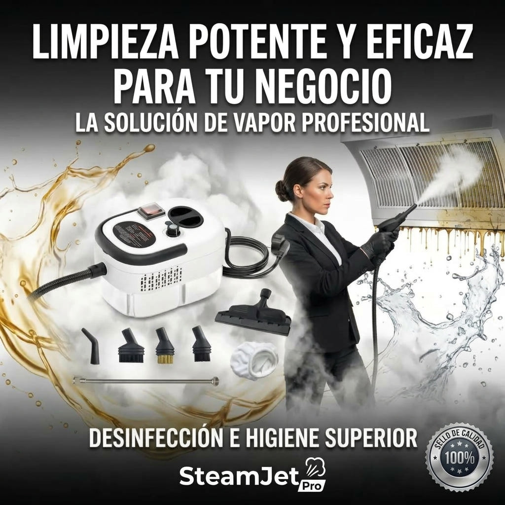 SteamJet - Desincrusta suciedad en segundos