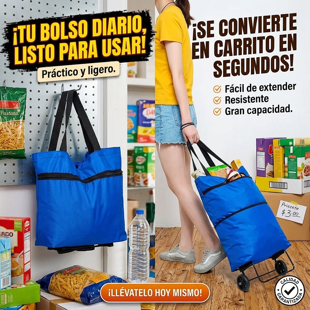 EcoGo - Pasa de bolso a ruedas sin armar nada