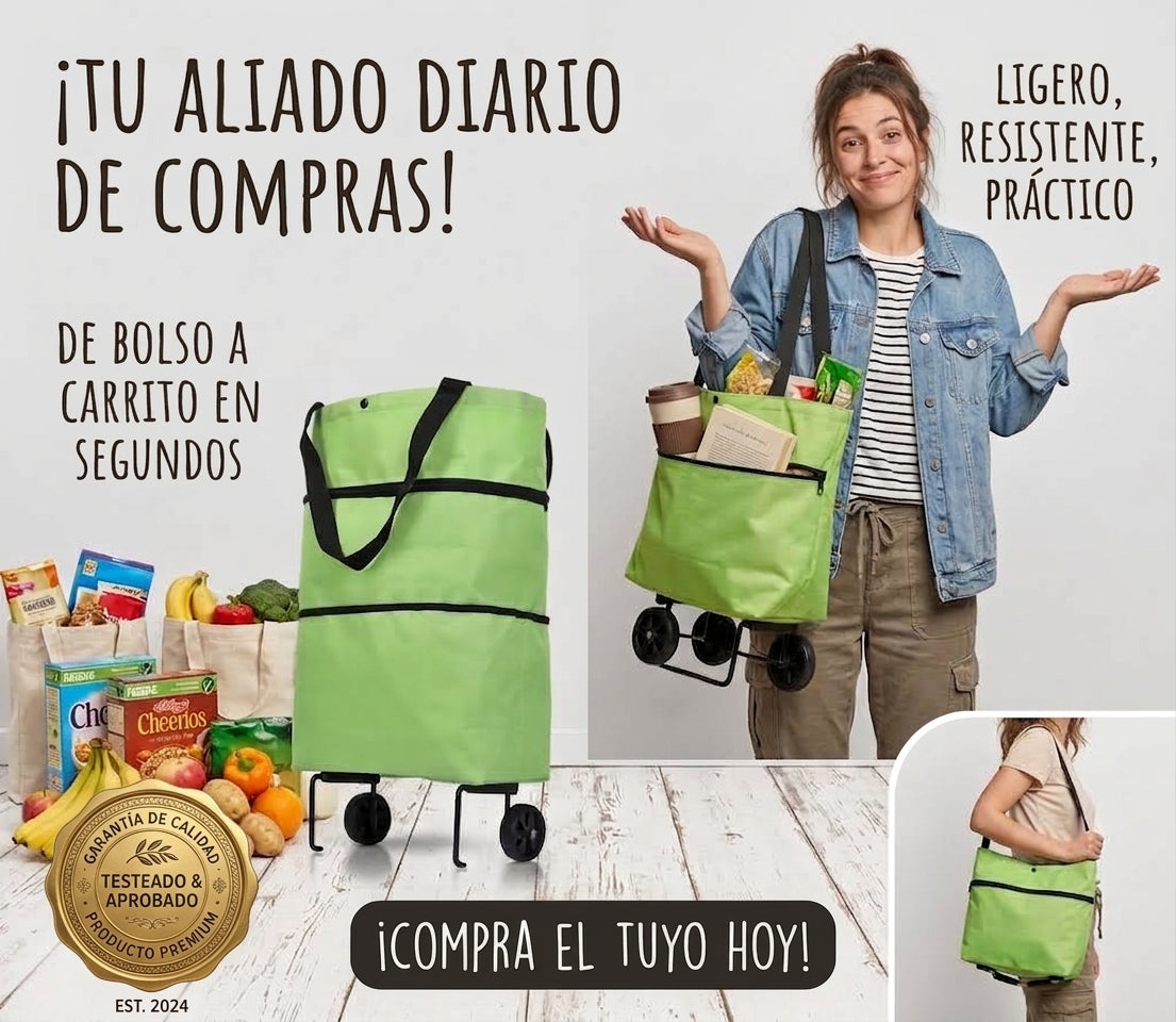EcoGo - Pasa de bolso a ruedas sin armar nada