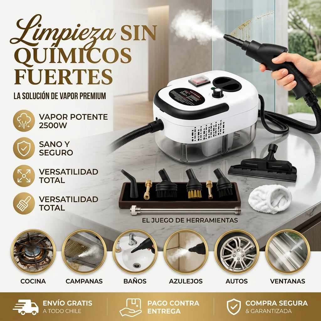 SteamJet - Desincrusta suciedad en segundos