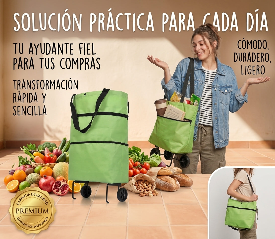 EcoGo - Pasa de bolso a ruedas sin armar nada