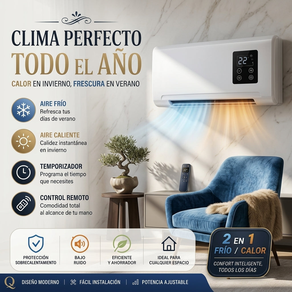 AeroWall 2 en 1 - Clima perfecto para toda tu habitación