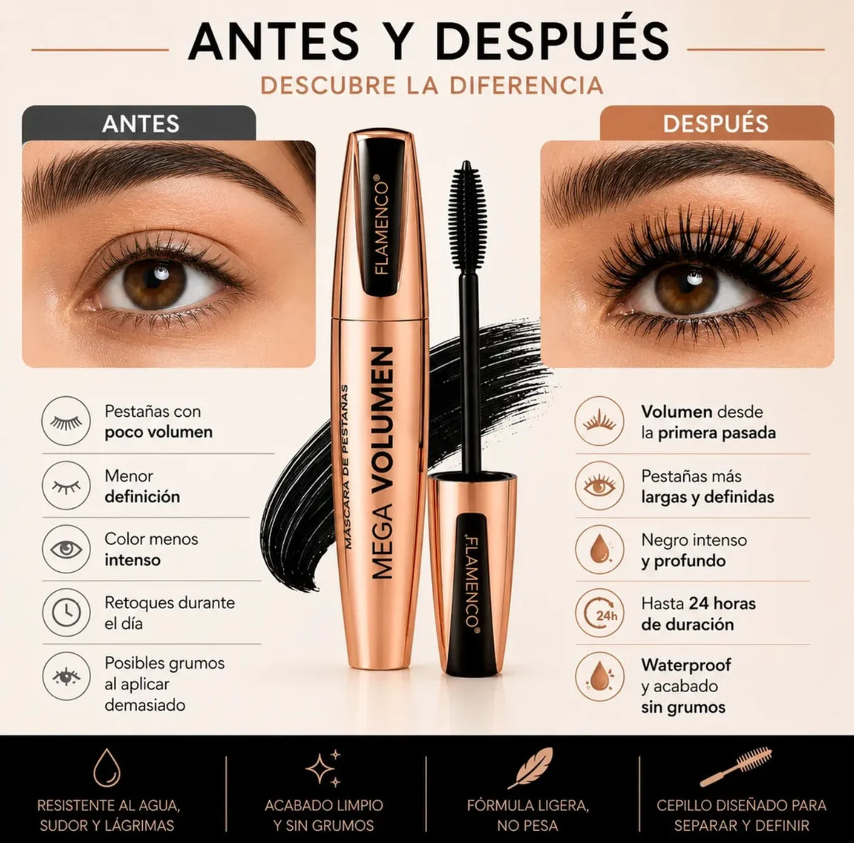 ProLash - Volumen que resiste todo tu día